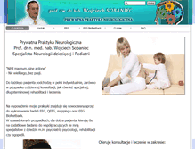 Tablet Screenshot of neurologia.sobaniec.pl